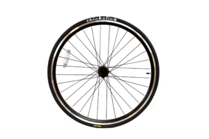 Roues bicyclette noire 30 mm